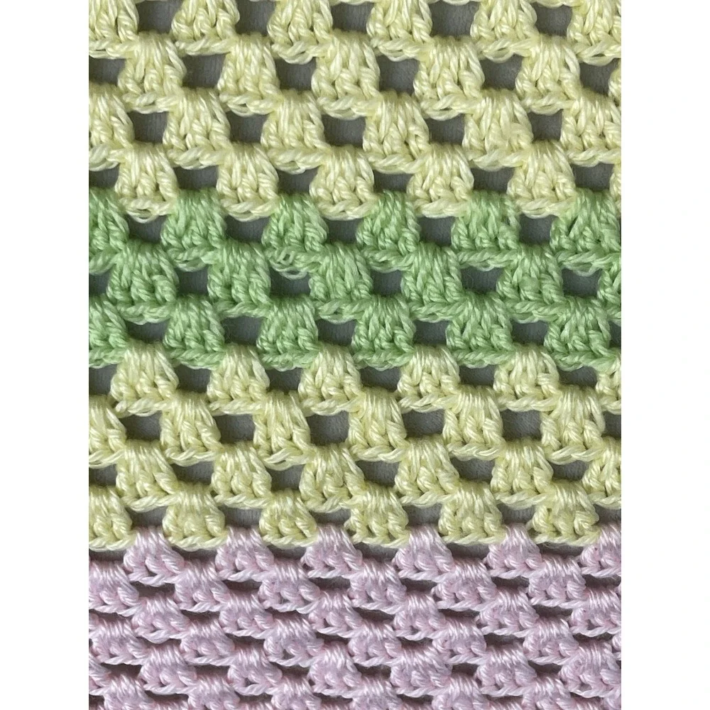 Handmade Crocheted Granny‎ Square 45